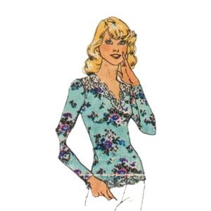 Vintage 70s Simplicity Pattern Variety of Tops